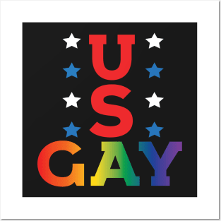 US Gay American LGBT Pride Posters and Art